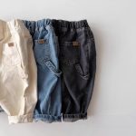 【73-120cm】パンツ キッズ ベーシック デニム やわらか - 画像 (3)