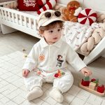 【66-90cm】ロンパース ベビー カートゥーン プリント - 画像 (4)