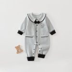【59-90cm】ロンパース ベビー ワンプリント セーラー - 画像 (6)
