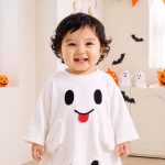 【73-120cm】トップス ハロウィン ゴースト ゆったり 可愛い - 画像 (4)