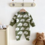 【66-90cm】ロンパース ベビー ニット カートゥーン柄 - 画像 (11)