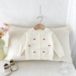【73-110cm】カーディガン ベビー 可愛い ハート - 画像 (4)