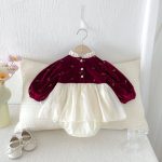 【66-90cm】ロンパース ベビー カラー バリワイン - 画像 (5)