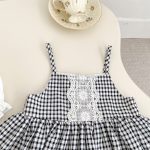 【73-120cm】セットアップ 女の子 レース チェック - 画像 (12)
