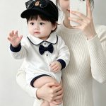 【66-90cm】長袖ロンパース ベビー プリンス 可愛い - 画像 (5)