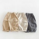 【80-130cm】パンツ 男の子 パステルカラー ルーズ - 画像 (3)