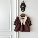 【73-100cm】ワンピース ベビー レトロ プリンセス - 画像 (5)