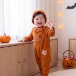 【66-90cm】オールインワン ベビー かぼちゃ ハロウィン - 画像 (5)