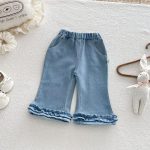 【73-100cm】パンツ ベビー ストレッチ デニム