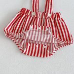 【66-100cm】トップスorサロペット ベビー ストライプ スウィート - 画像 (15)