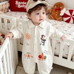 【66-90cm】ロンパース ベビー カートゥーン プリント - 画像 (6)