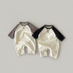 【66-90cm】カバーオール ベビー 配色 3色選べる - 画像 (3)