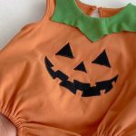 【66-90cm】ロンパース&帽子 かぼちゃ ベビー服 可愛い ハロウィン - 画像 (10)