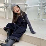 【80-130cm】ワイドサロペット 女の子 ワークテイスト 無地 - 画像 (20)