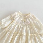 【66-90cm】ロンパースorワンピース ベビー 姉妹服 レース花襟 - 画像 (9)