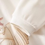 【66-90cm】ロンパース 可愛い 白鳥柄 赤ちゃん 出産祝い - 画像 (7)