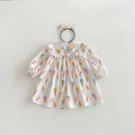 【66-90cm】ロンパース or ワンピース ベビー アイスクリーム プリント - 画像 (12)