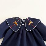 【73-120cm】ワンピース ベビー 馬刺繡 レトロ - 画像 (6)