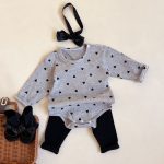 【66-90cm】ロンパース ベビー 柔らかい ドット - 画像 (9)