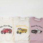 【90-140cm】長袖トレーナー キッズ 車柄 合わせやすい - 画像 (6)