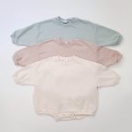 【66-90cm】ロンパース ベビー パステルカラー シンプル - 画像 (5)