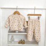 【73-110cm】セットアップ ベビー ワッフル ハート - 画像 (13)