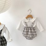 【66-90cm】サロペット ベビー チェック カジュアル - 画像 (14)