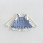 【73-110cm】トップスorボトムスベビー 花柄 フリル - 画像 (5)