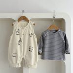 【73-100cm】セットアップ ベビー 英字 ロゴ シンプル - 画像 (10)