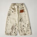 【90-150cm】パンツ 男の子 ボーイズ レオパード柄 ワイドデニム - 画像 (7)