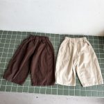 【80-150cm】パンツ キッズ 無地 ベーシック - 画像 (10)