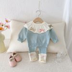 【66-100cm】セットアップ ベビー ニット 可愛い - 画像 (8)