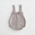 【66-100cm】サロペットパンツ ベビー ニット 無地 - 画像 (11)