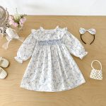 【66-130cm】ロンパースorワンピース ベビー 姉妹服 フラワー柄 - 画像 (12)