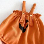 【66-90cm】サロペット＆帽子 かぼちゃ 可愛い ベビー服 - 画像 (13)
