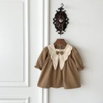 【73-100cm】ワンピース ベビー レトロ プリンセス - 画像 (4)