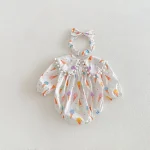 【66-90cm】ロンパース or ワンピース ベビー アイスクリーム プリント - 画像 (18)