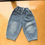 【80-150cm】ロングパンツ キッズ デニム レトロ - 画像 (9)