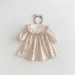 【66-130cm】ロンパースorワンピース 女の子 姉妹服 フラワー柄 - 画像 (8)