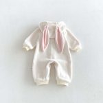 【66-90cm】ロンパース ベビー もこもこ ウサギ - 画像 (7)