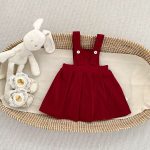 【73-120cm】ワンピース2点セット 女の子 可愛い 無地 - 画像 (4)
