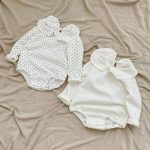 【66-90cm】長袖ロンパース ベビー コットン かわいい - 画像 (7)
