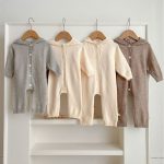 【66-100cm】ロンパース ベビー くま耳フード付き シンプル - 画像 (2)