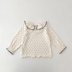 【73-110cm】シャツ フリル襟 イチゴ柄 可愛い - 画像 (16)
