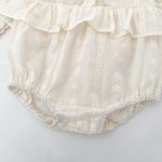 【66-90cm】ロンパース プリンセス フラワー 刺繡 ベビー服 - 画像 (12)