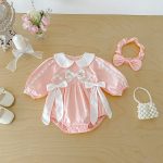 【66-130cm】ロンパースorワンピース 女の子 姉妹服 蝶結び付き かわいい - 画像 (13)