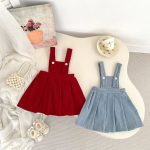 【73-120cm】ワンピース2点セット 女の子 可愛い 無地 - 画像 (6)