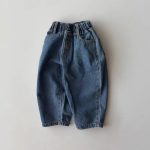 【73-120cm】パンツ キッズ ベーシック デニム やわらか - 画像 (8)