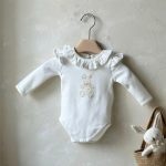 【66-90cm】ロンパース ベビー 韓国風 ウサギ プリント - 画像 (3)