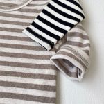 【73-100cm】Tシャツ ボーダー ニット クルーネック 男女兼用 ベビー キッズ - 画像 (18)